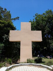 Cross in the mountains