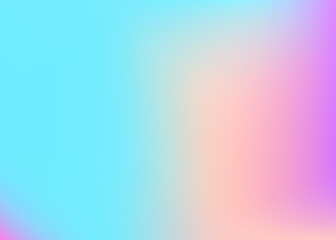 Gradient mesh abstract background. Colorful holographic backdrop with gradient mesh. 90s, 80s retro style. Iridescent graphic template for brochure, banner, wallpaper, mobile screen.