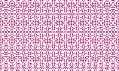 和柄素材　輪無唐草　シームレスパターン　背景素材
ピンク