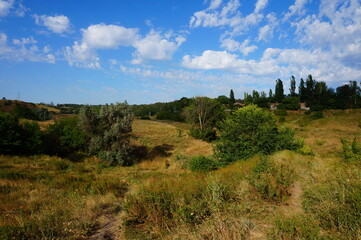 landscape with sky and clouds