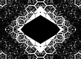 geometric  line and wave form background design