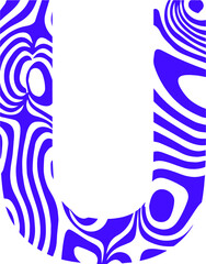 logo alphabet u