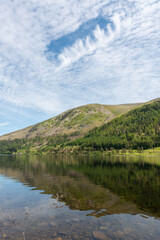 Fototapeta premium lake and mountains
