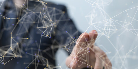 organization network team concept networking.