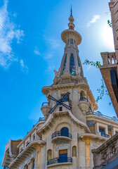 Argentina, Buenos Aires, the famous Confitería del Molino
building after it's renovation. 