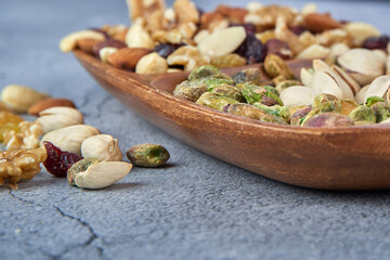 Mix dried fruits and nuts