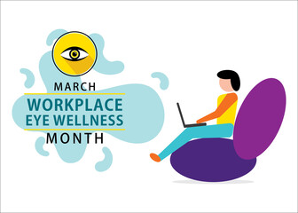 march is workplace eye wellness month