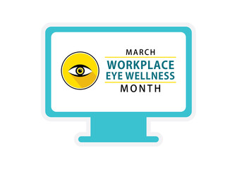 march is workplace eye wellness month