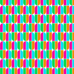 Beautiful abstract seamless colorful pattern. Use for greeting card, Cloth, Decoration invitation to a wedding, Birthday, Party and other Holidays. Arab, Indian ornament. Vector illustration. EPS 10