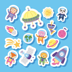 animals and space