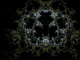 Imaginatory fractal background Image
