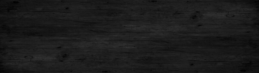 old black grey rustic dark wooden texture - wood background panorama long banner	