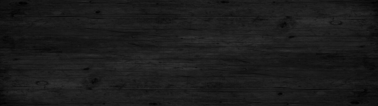 old black grey rustic dark wooden texture - wood background panorama long banner	
