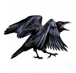 crow croaks
