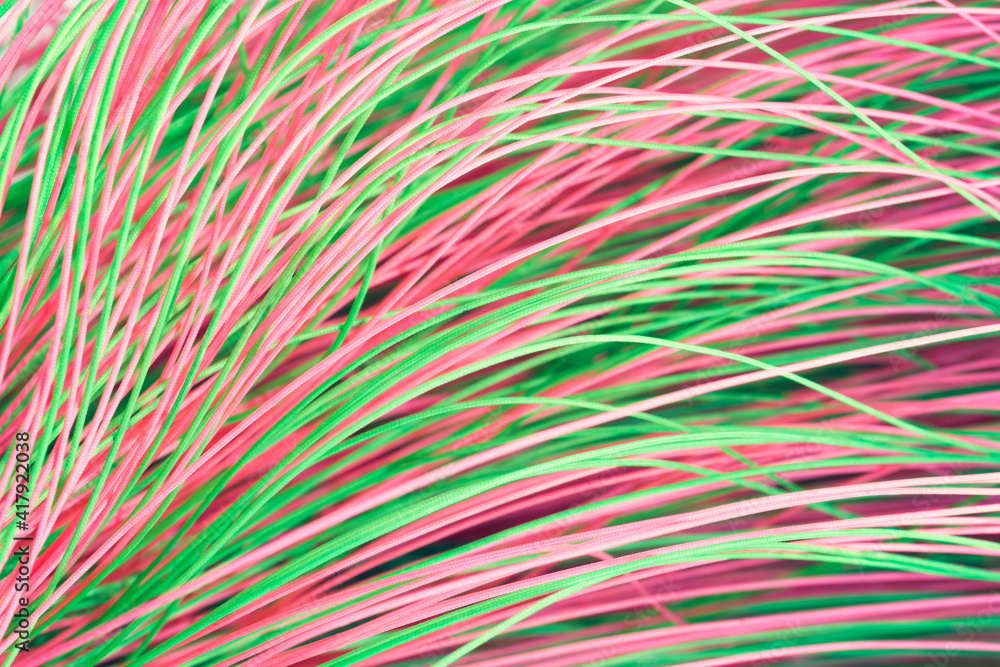 Poster colored thin wavy threads abstract texture background