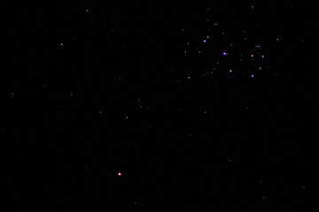 Constellation of the galaxy with Mars. 03.03.2021