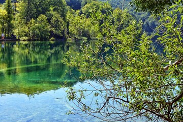 The main attraction of Croatia is Plitvice Lakes National Park.  Magnificent views of the karst cascade lakes
