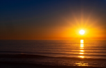 Obraz premium Sunset Del Mar Cliffs