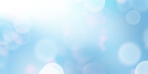 Abstract background blue and white blur gradient with bright clean and bokeh	