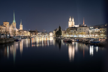 Fototapeta premium Zurich City by Night