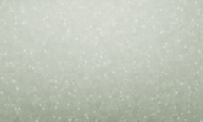 Abstract geometric background, pattern of triangles in sage green, design for poster, banner, card and template. Vector illustration