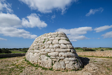 Naveta des Tudons, prototalayotic, Ciutadella, Menorca, Balearic Islands, Spain
