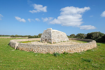 Naveta des Tudons, prototalayotic, Ciutadella, Menorca, Balearic Islands, Spain