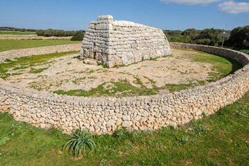 Naveta des Tudons, prototalayotic, Ciutadella, Menorca, Balearic Islands, Spain