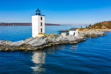 Fototapeta na wymiar Rhode Island-Jamestown-Dutch Island Light