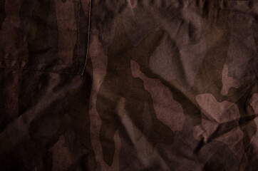 Camouflage fabric texture background