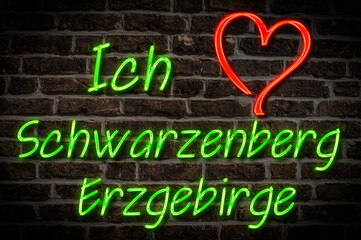 Obraz premium Schwarzenberg, Erzgebirge