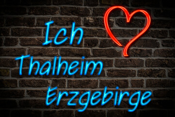 Obraz premium Talheim, Erzgebirge