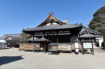 Fototapeta premium 安倍文殊院 本堂 奈良県桜井市
