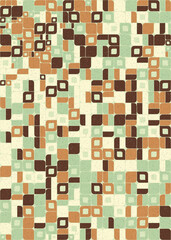 Abstract Geometric Pattern generative computational art illustration