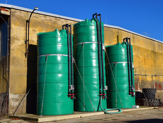 Agriculture silo tank for chemical fertilizer
