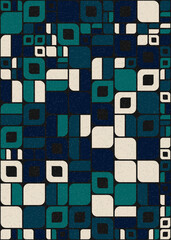 Abstract Geometric Pattern generative computational art illustration