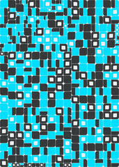 Abstract Geometric Pattern generative computational art illustration