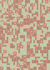 Abstract Geometric Pattern generative computational art illustration
