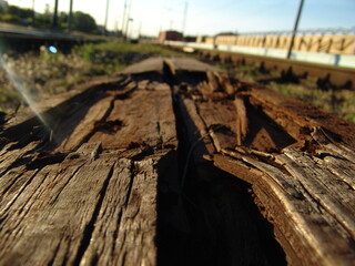 old wooden fence