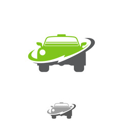 Electric car icon trendy and modern electric car symbol