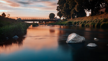 bridge over the river