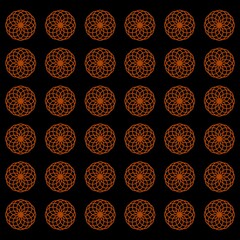 abstract decorative ethnic pattern. simple color composition. suitable for batik designs.