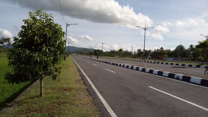 driving on a highway