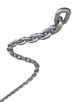 Steel chain 3D