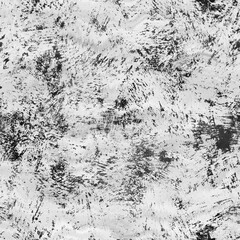 Black and white seamless abstract grunge texture. High quality illustration. Ornate glossy luxurious polished monochrome design for print and surface design. Modern textile art. Ink background.