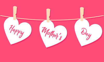 Happy Mother's Day with heart