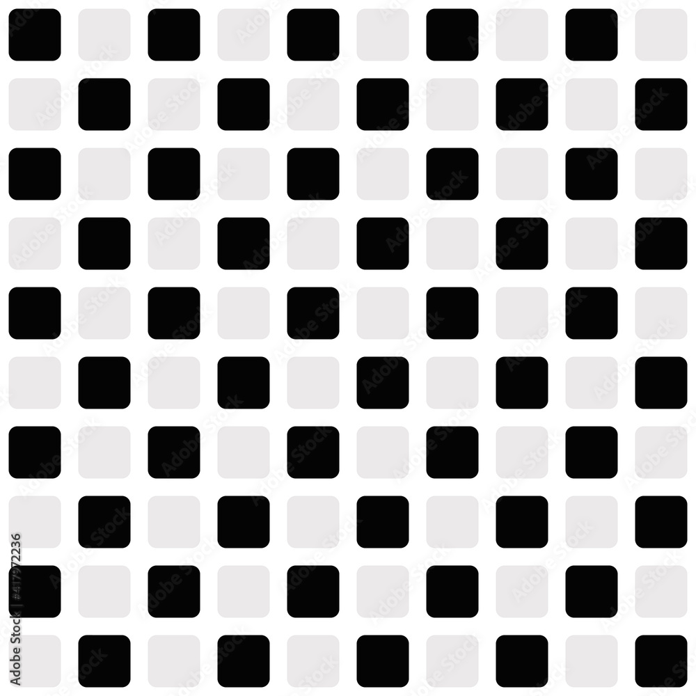 Aufkleber chess abstract board. vector pattern chess tile.
