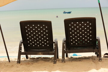 chair on the beach