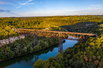 bridge drone photography