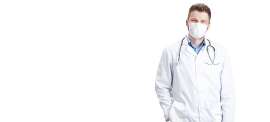 Young doctor against new Coronavirus 2019-nCoV